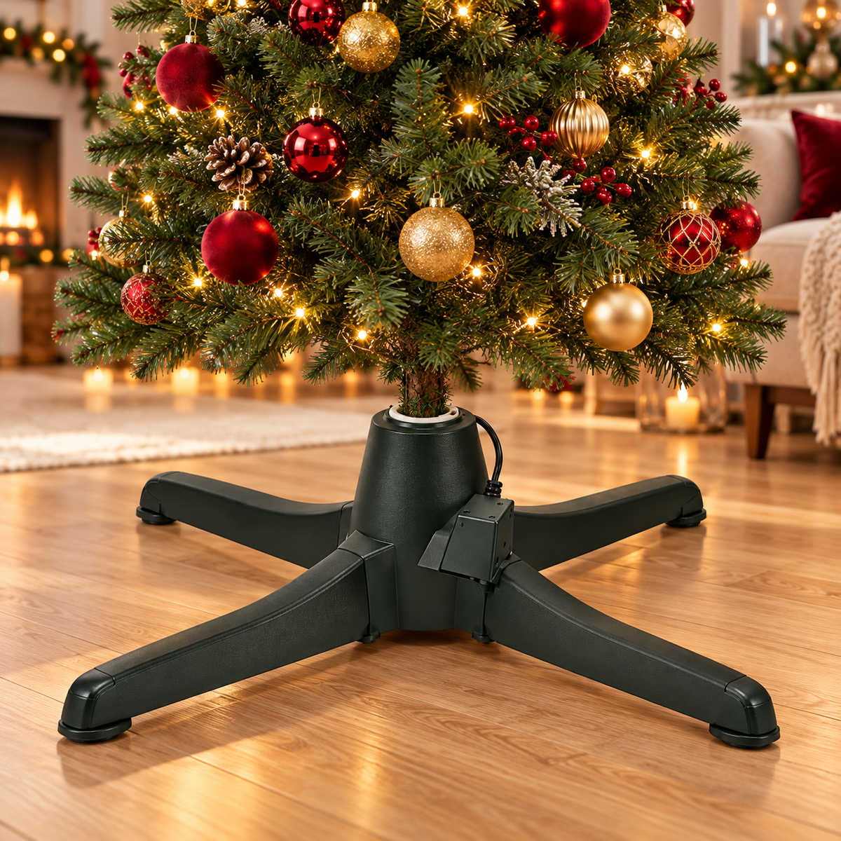 360° Rotating Christmas Tree Stand