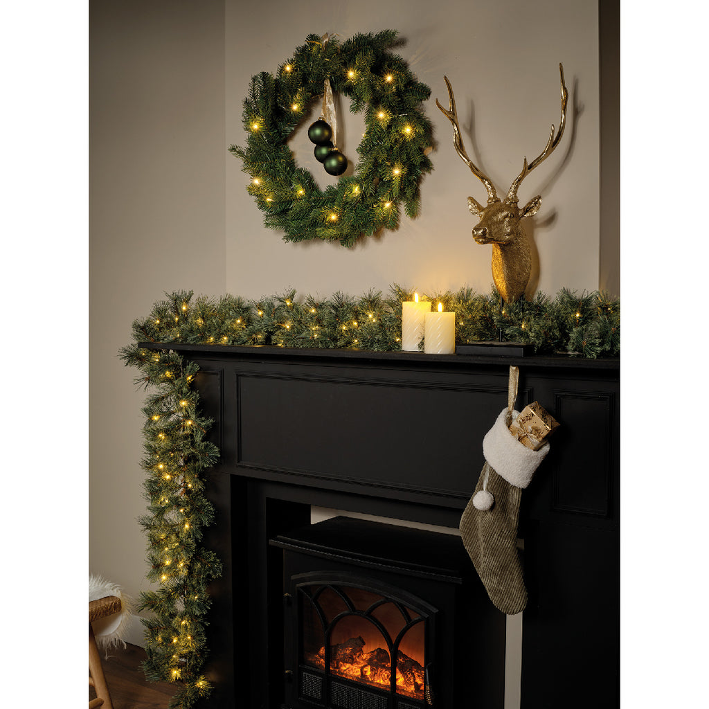 Cashmere garland BO prelit 680556