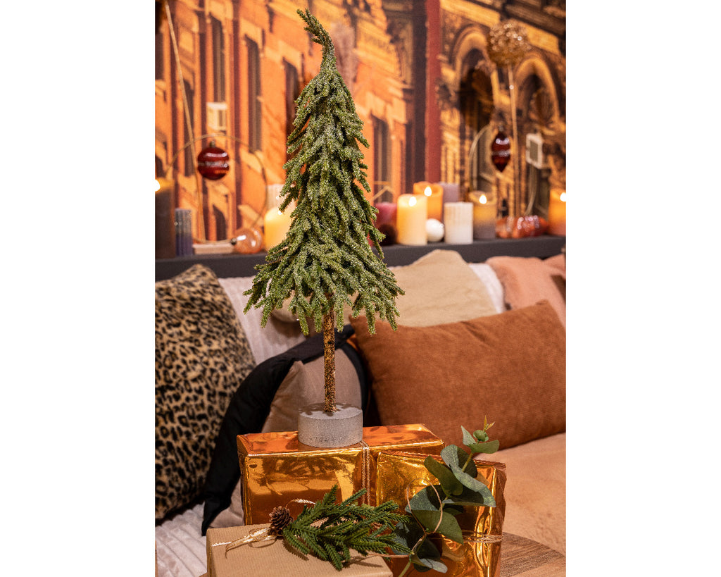 Gnome mini tree glitter 689617