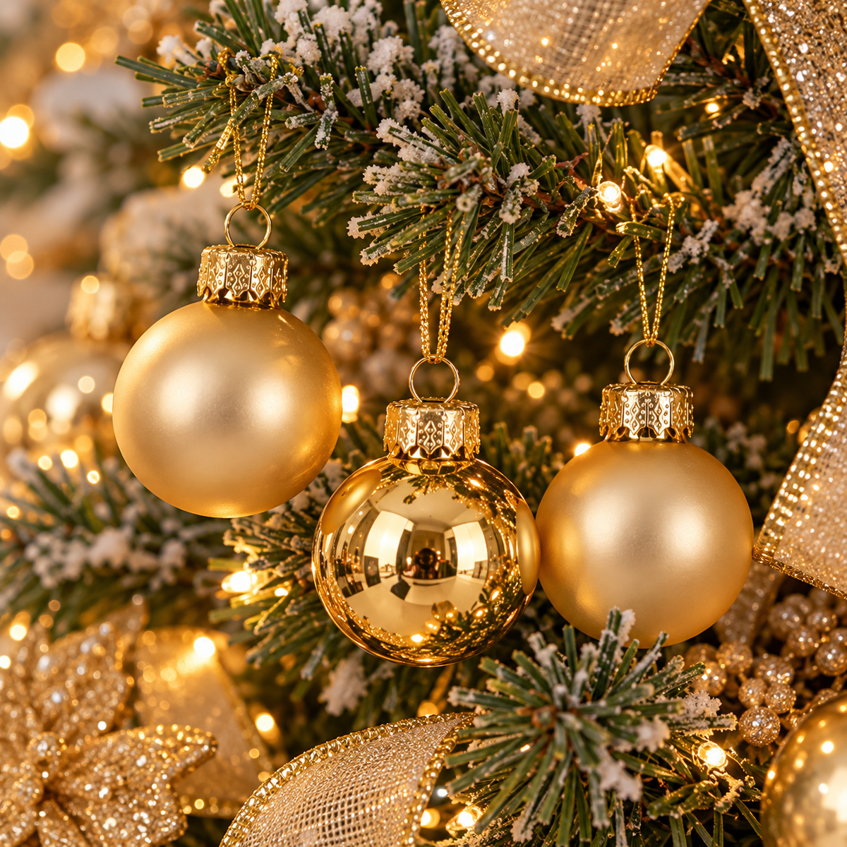 Bauble Glass Gold