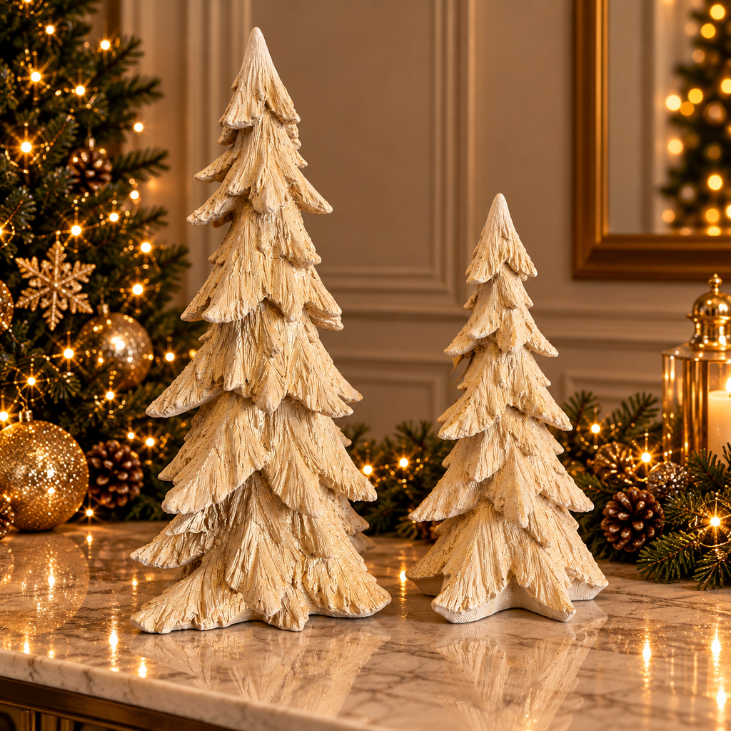 Flocked Christmas Tree