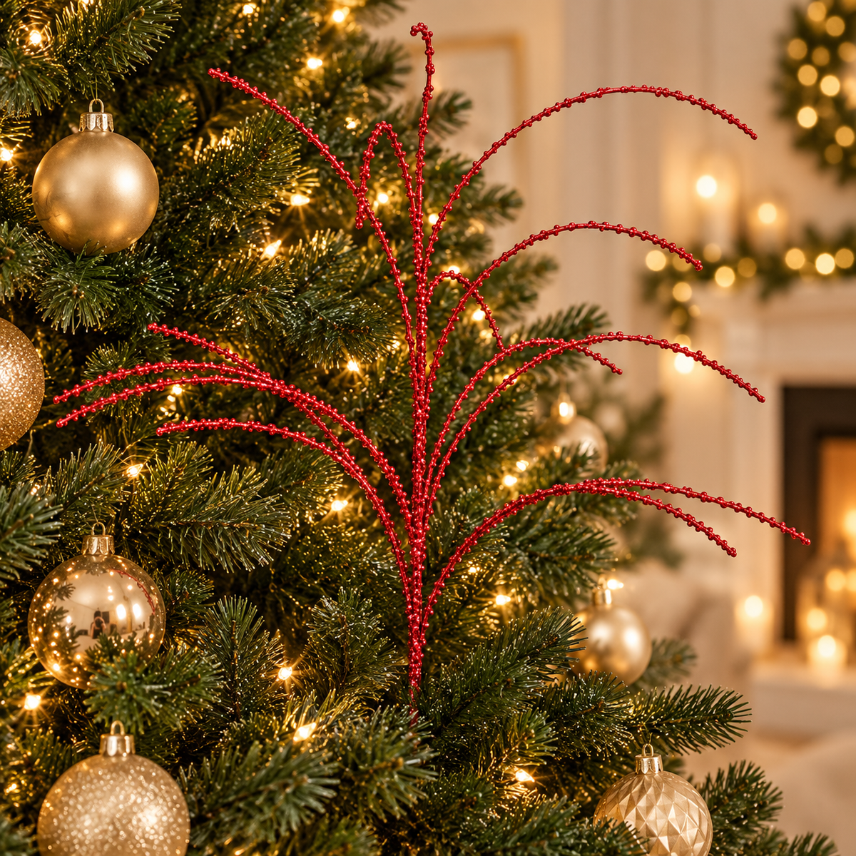 Red Christmas Stem