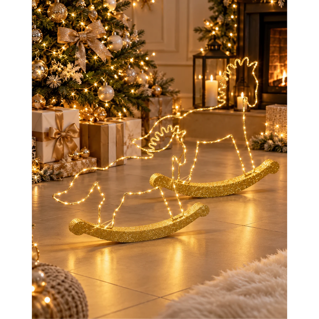 Rocking Horse with LED Lights