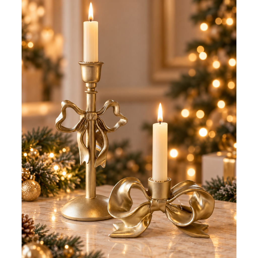 Bow Candle Holder