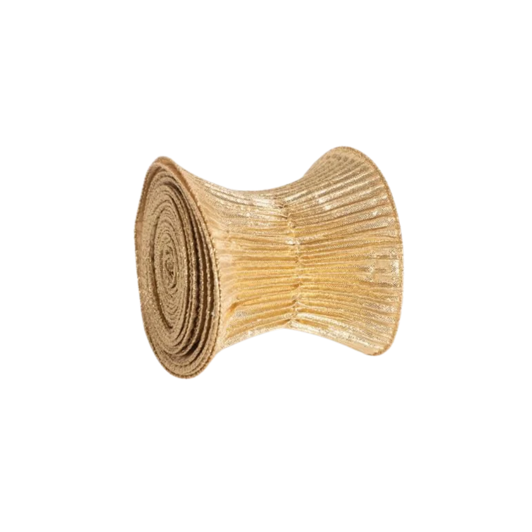 Metallic Gold Spiral Ribbon