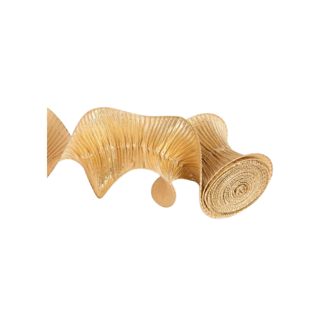 Metallic Gold Spiral Ribbon