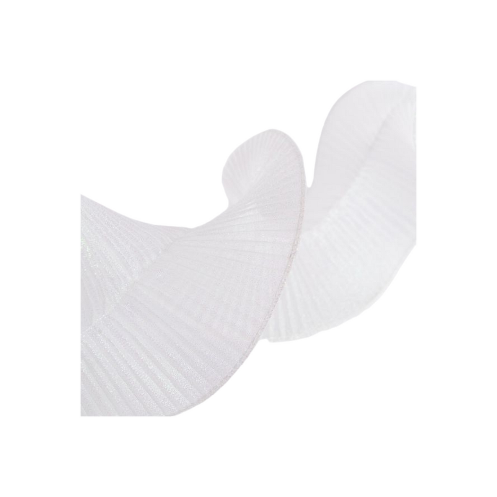 White Spiral Ribbon
