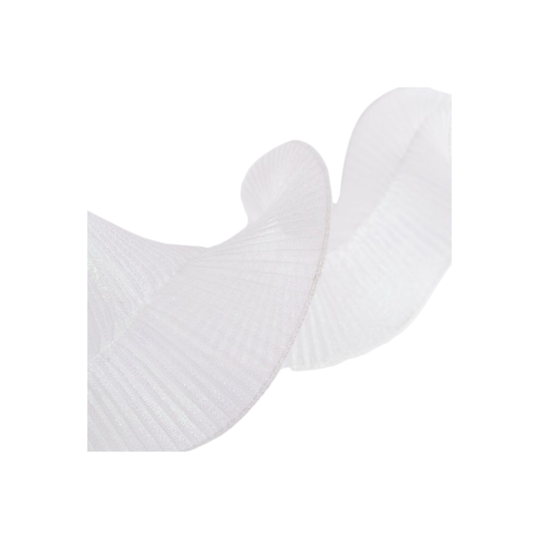 White Spiral Ribbon