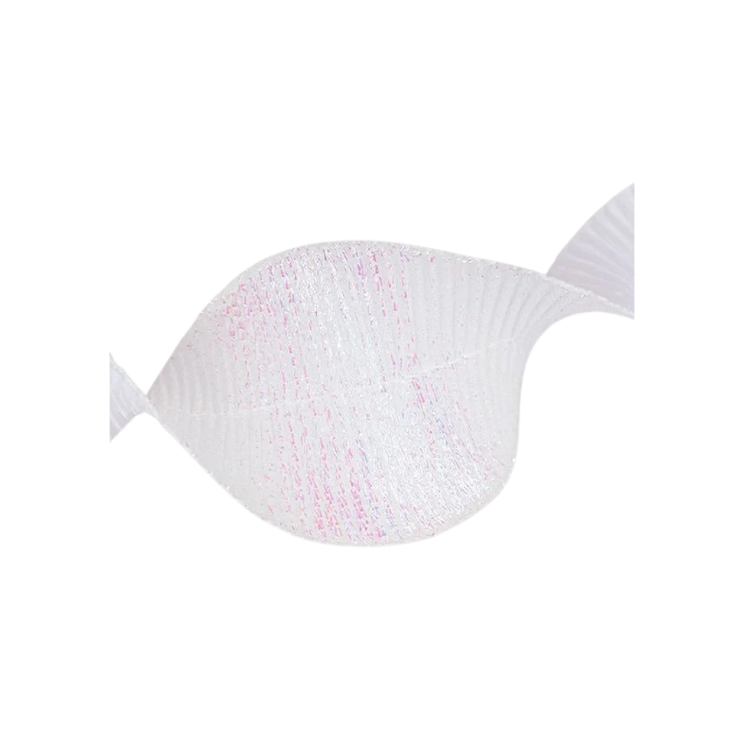 White Spiral Ribbon