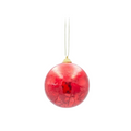 Metallic Red Foam Christmas Baubles