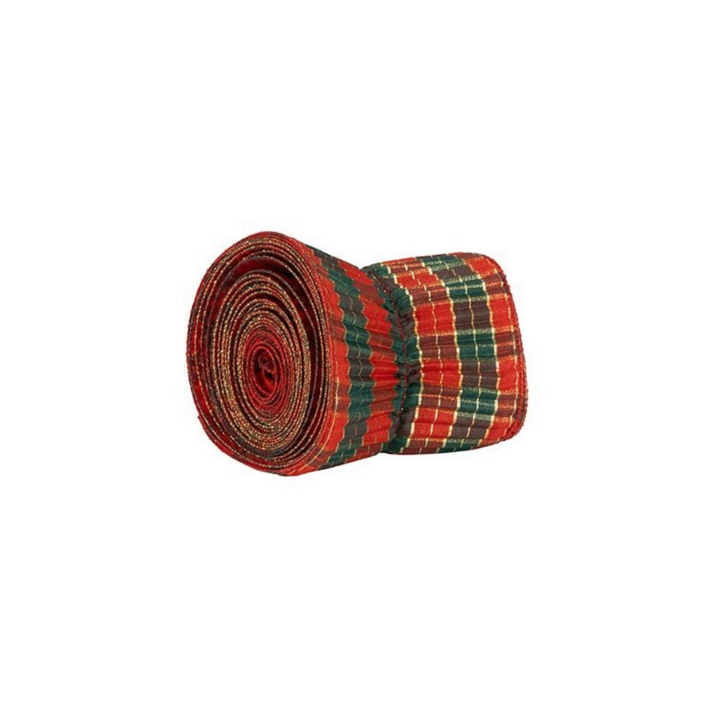 Checkered Spiral Ribbon