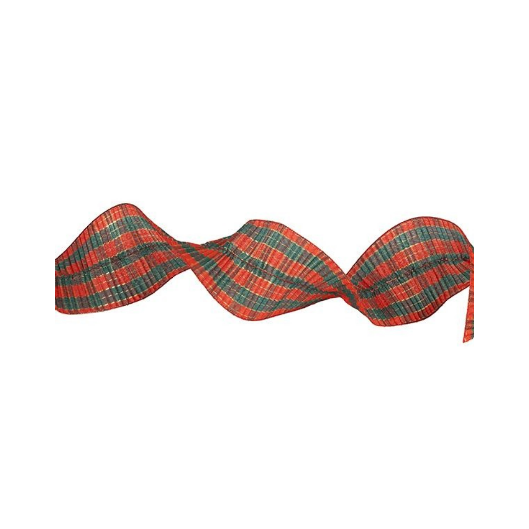Checkered Spiral Ribbon