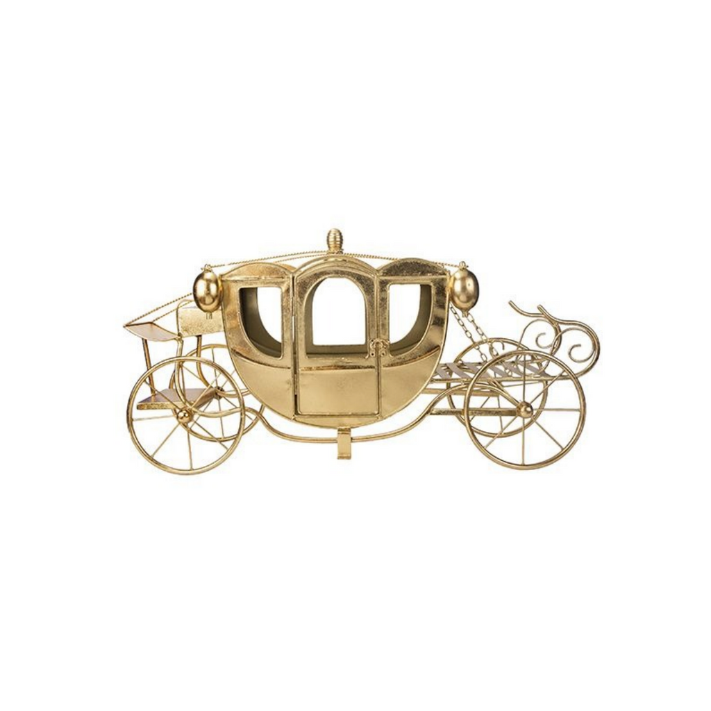 Gold Metal Decorative Carriage