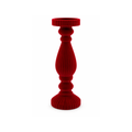 Red Velvet Candle Holder