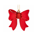 Red Plastic Christmas Bow