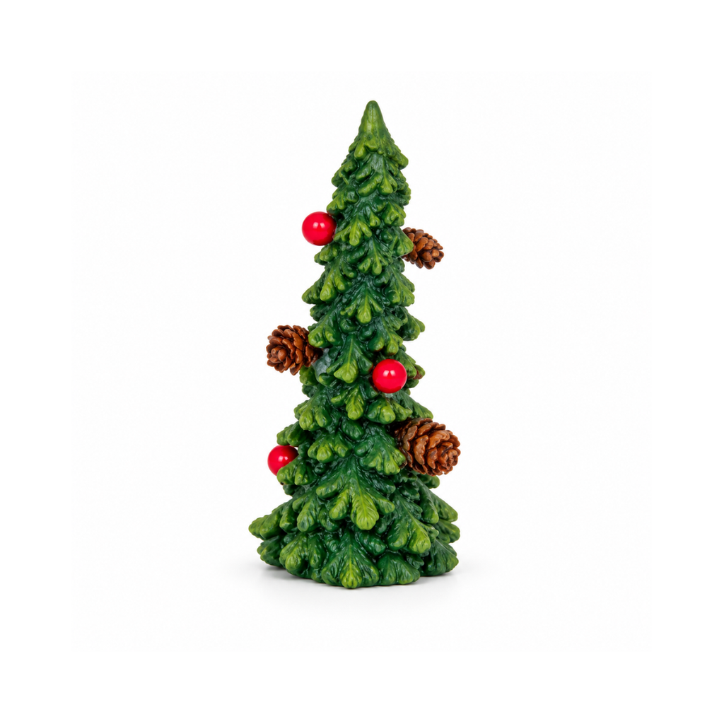 Green Polyresin Christmas Tree