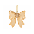 Gold Plastic Christmas Bow
