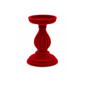 Red Velvet Candle Holder