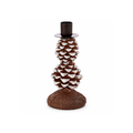 Polyresin Pinecone Candle Holder