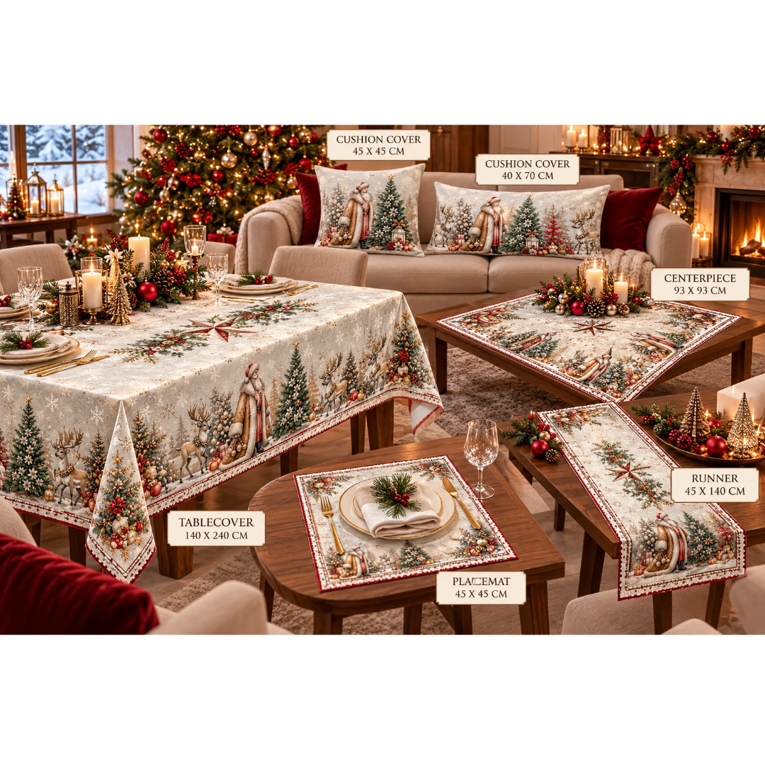 CRISTAL - Embroidered Table Linen Collection