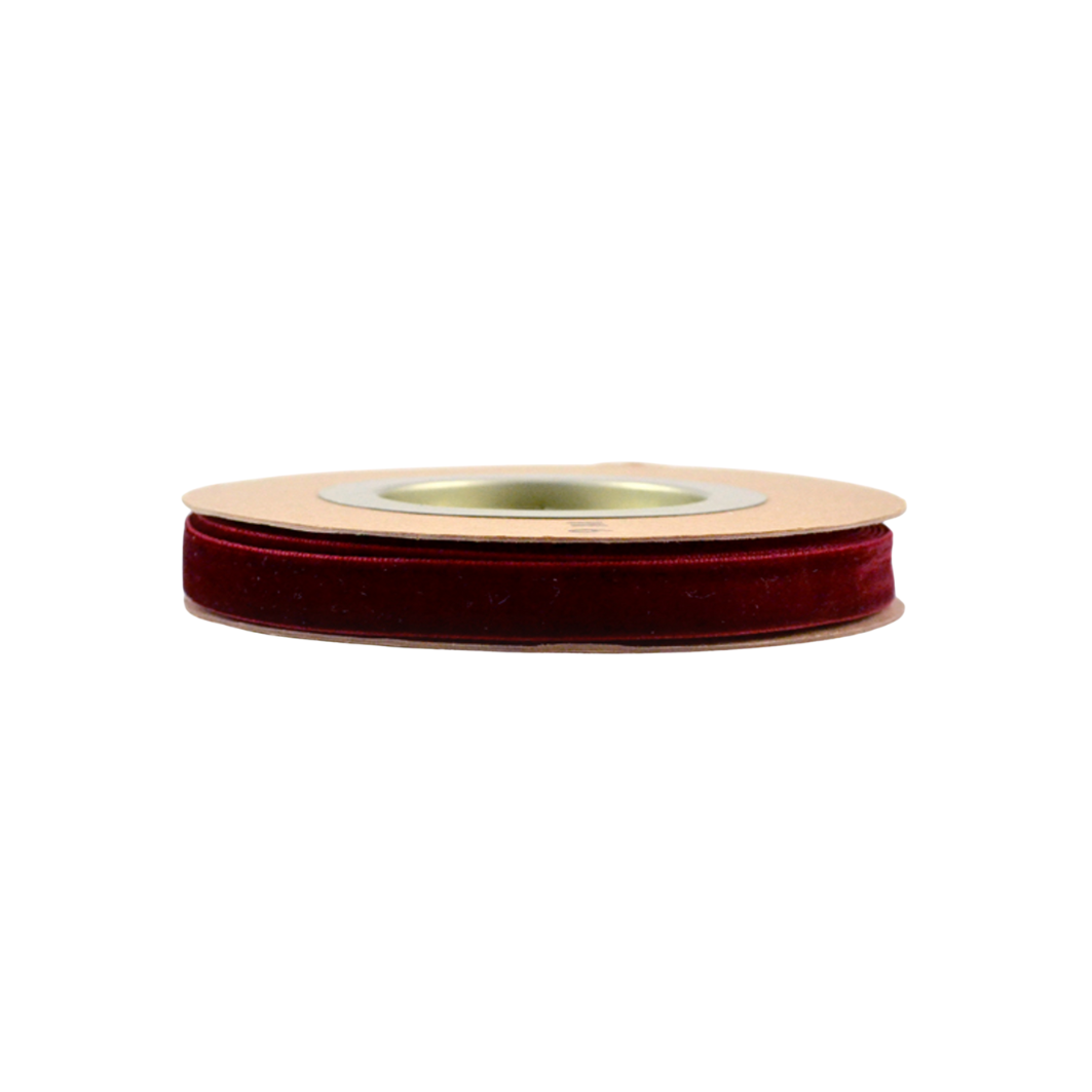 Burgundy Velvet Ribbon