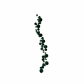 Dark Green Velvet Plastic Ball Chain
