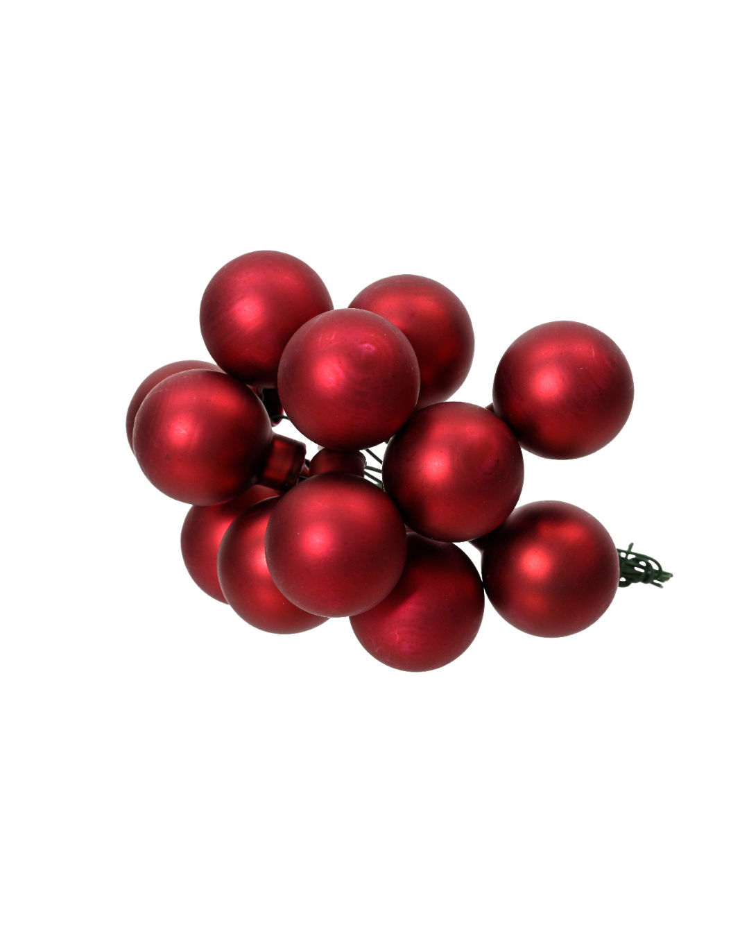 Red glass baubles 710563