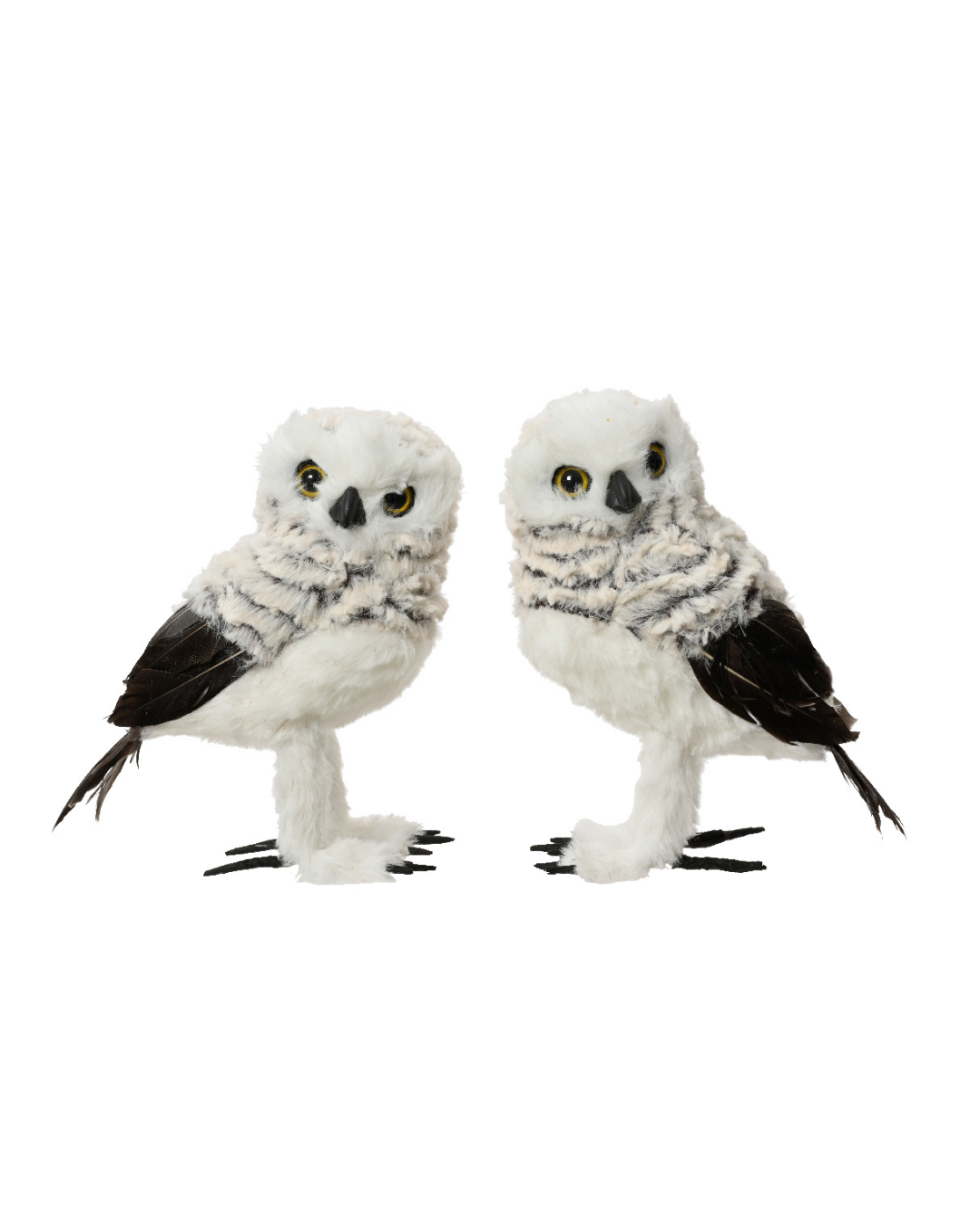 Owl artificial fur feathers 548605