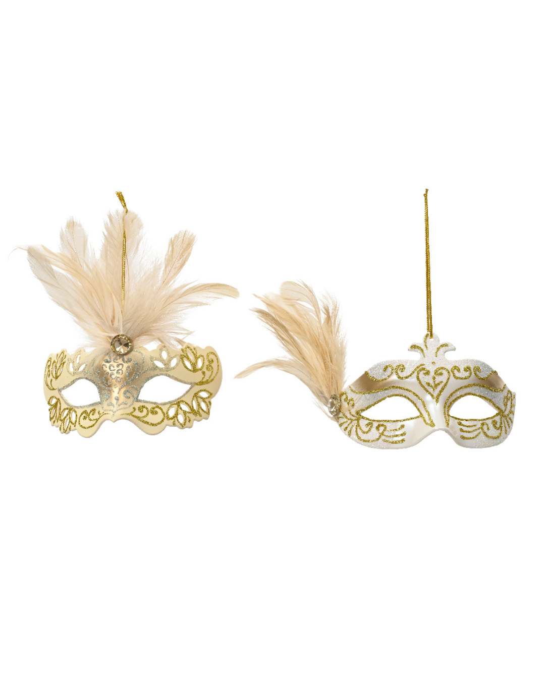 Polypropylene mask with feather