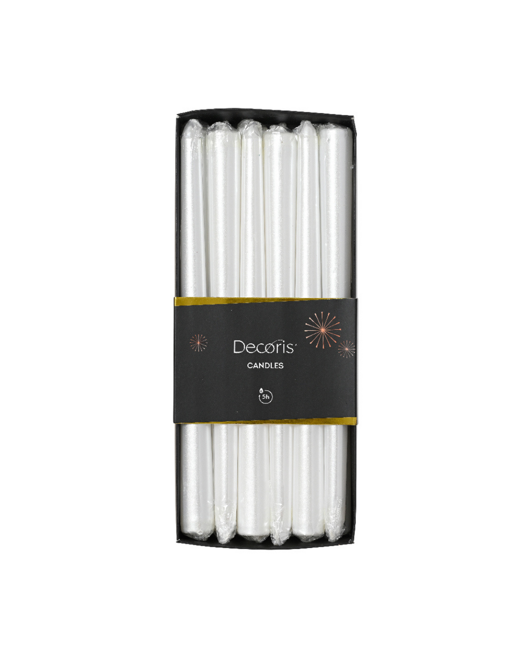 White paraffin candle 207679