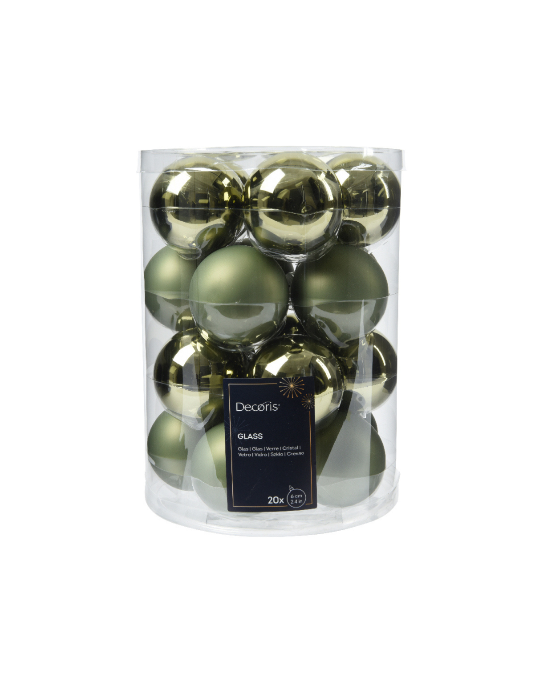 Baubles glass Rosemary Green 141014