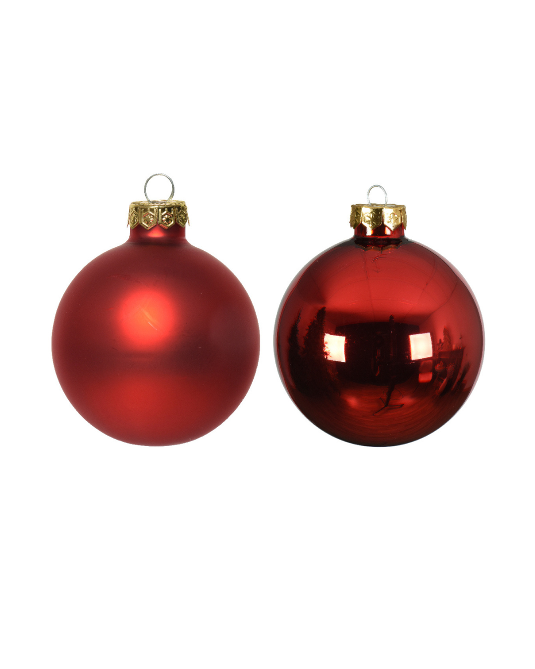 Baubles glass Red 010356