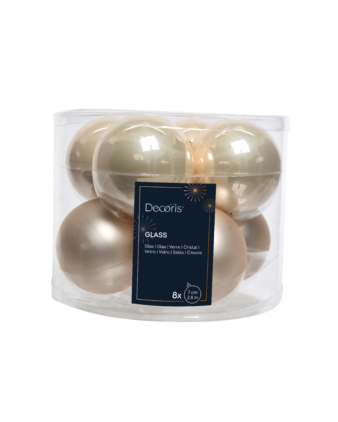 Glass Pearl Baubles 140142