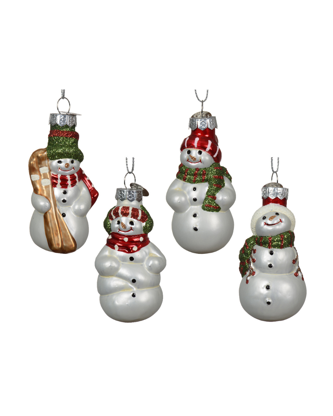 Snowman glass 068163