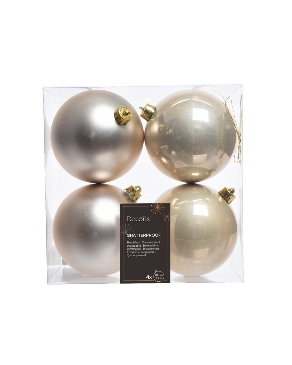 Baubles polystyrene Pearl 022177
