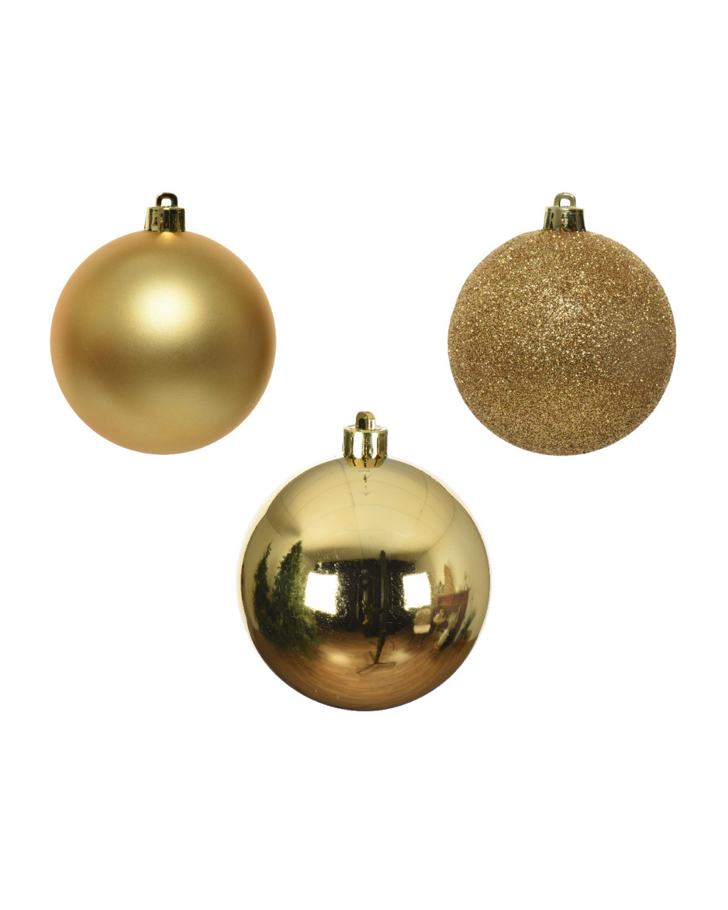 Baubles polystyrene Gold 020170