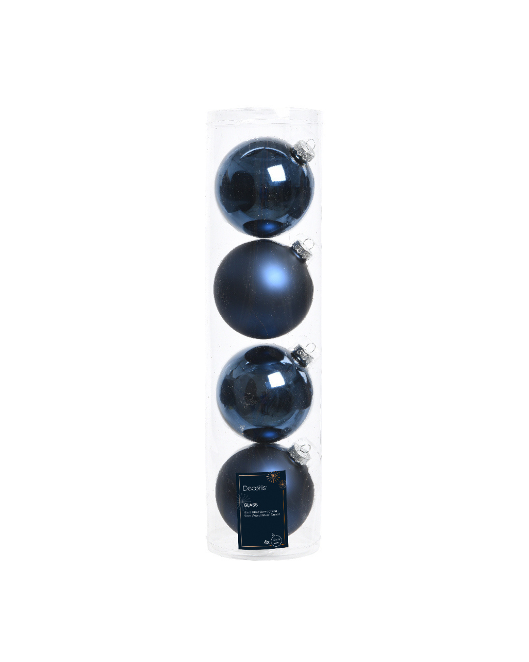 Glass baubles Night Blue 141591