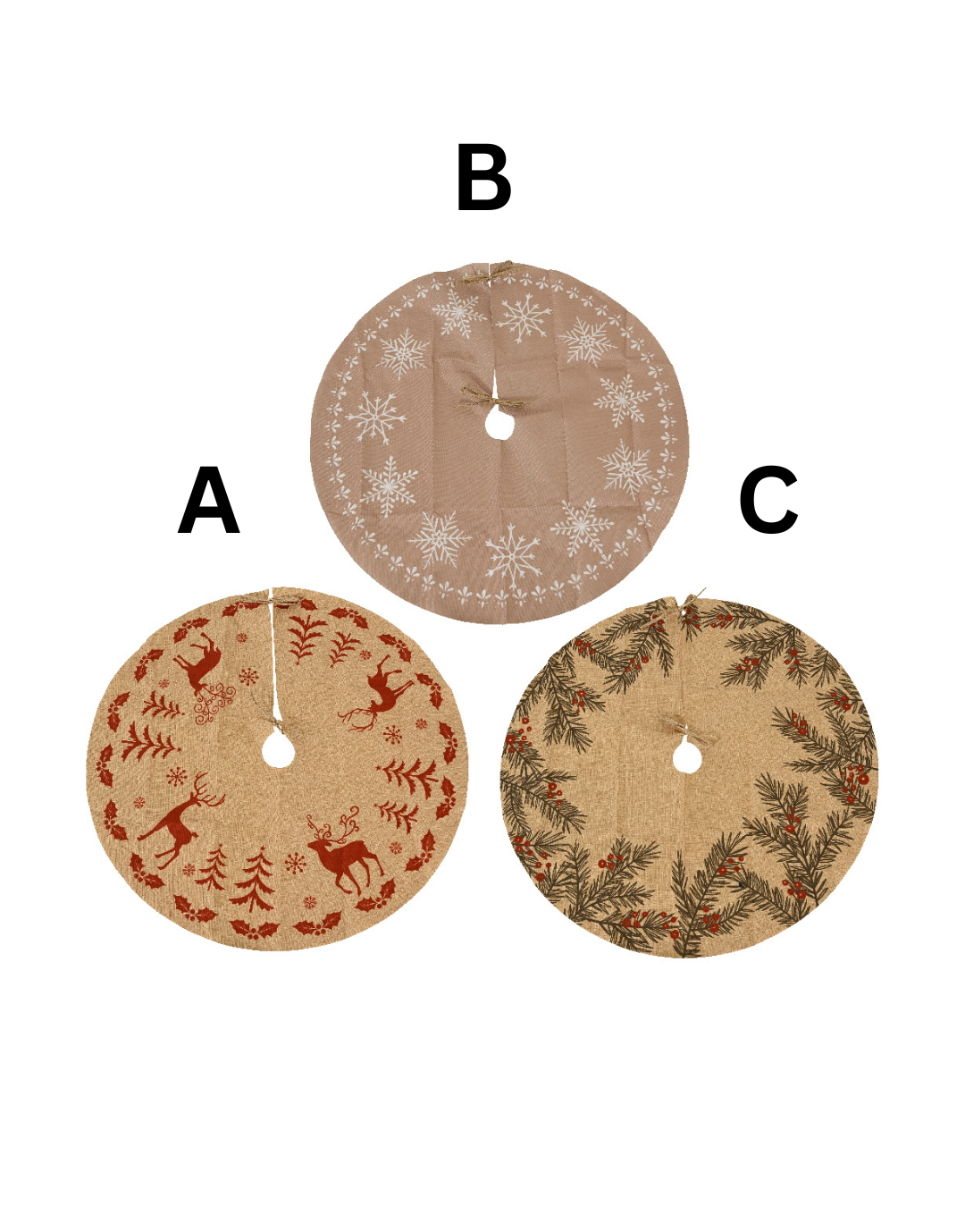 Tree skirt polyester 440345