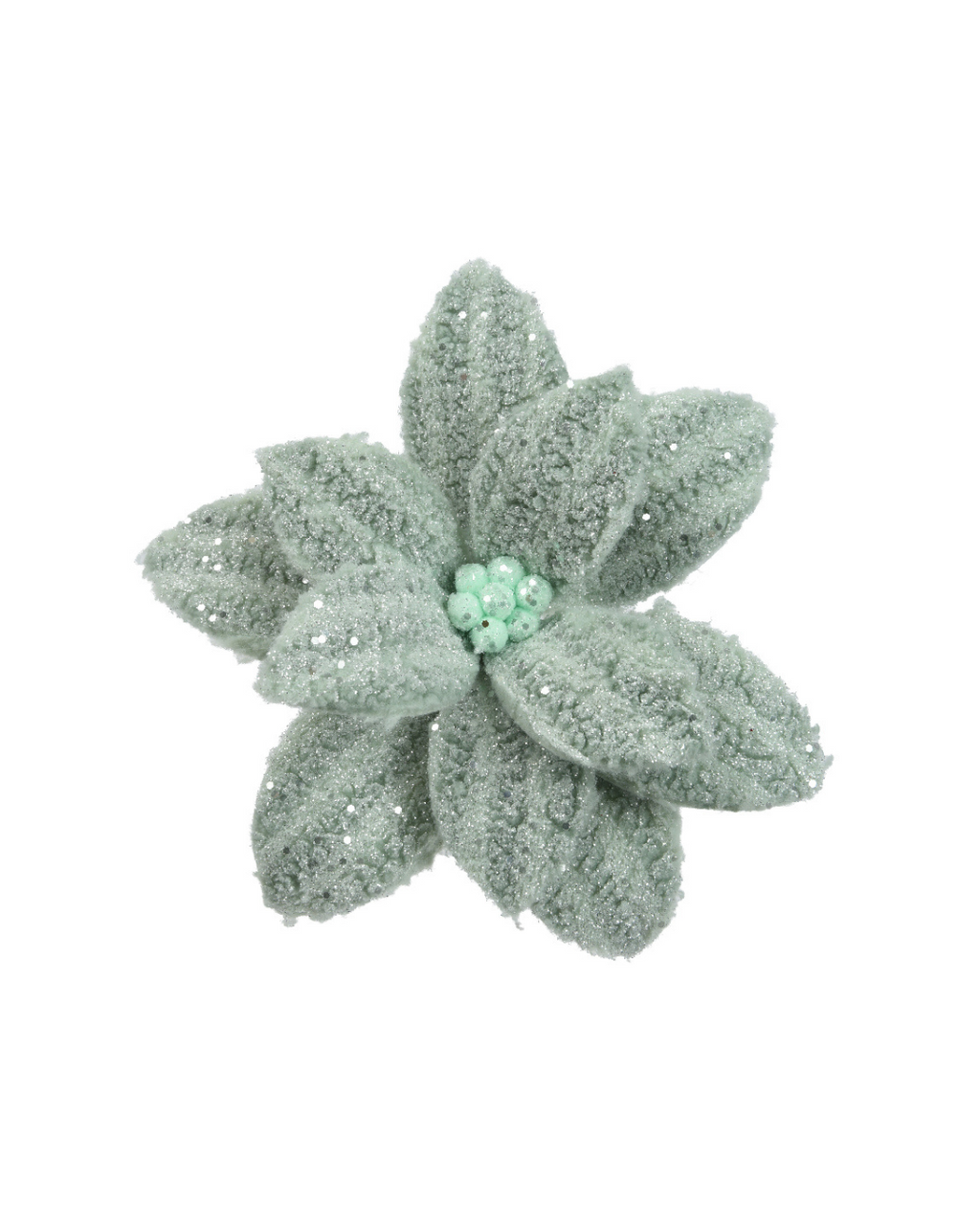 Poinsettia faux fur 708688