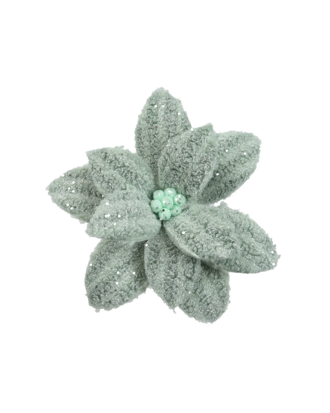 Poinsettia faux fur 708688