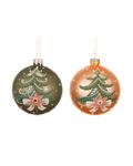 Bauble glass decorated tree 050882