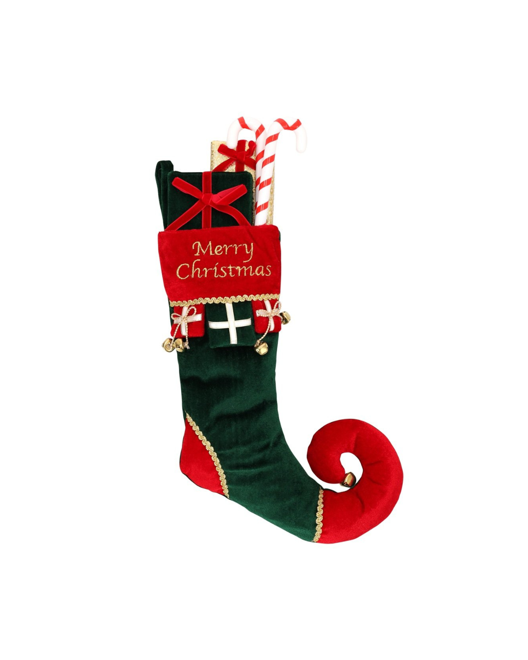 Decorated Christmas sock