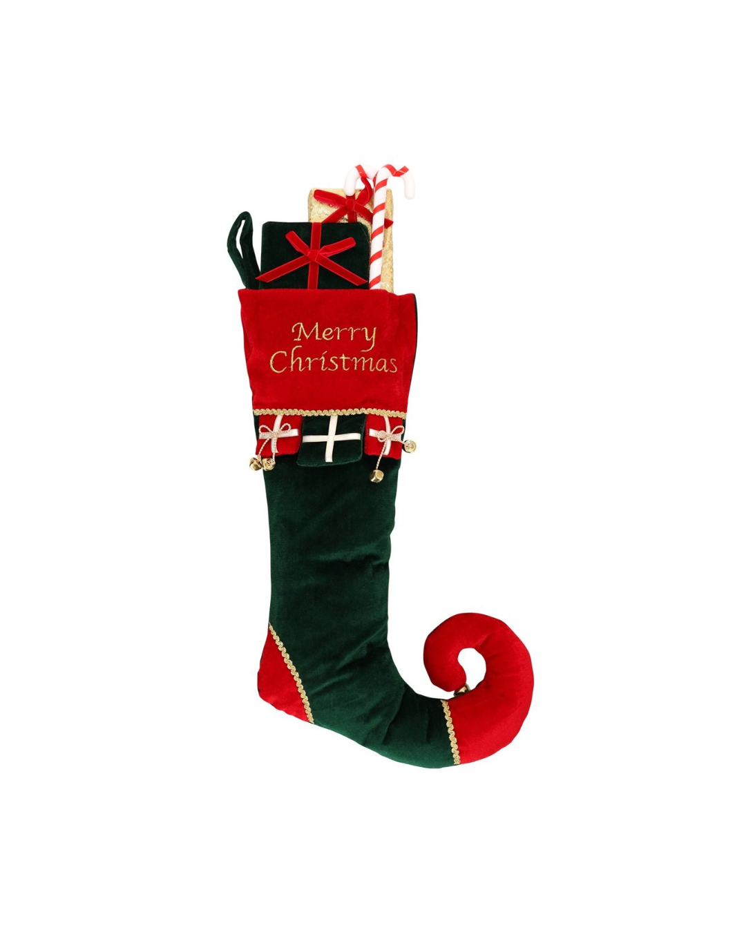 Decorated Christmas sock