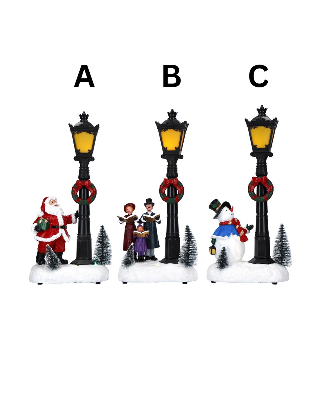 Christmas scene lantern 230802