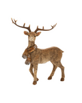 Brown Resin Deer With Scarf 86547