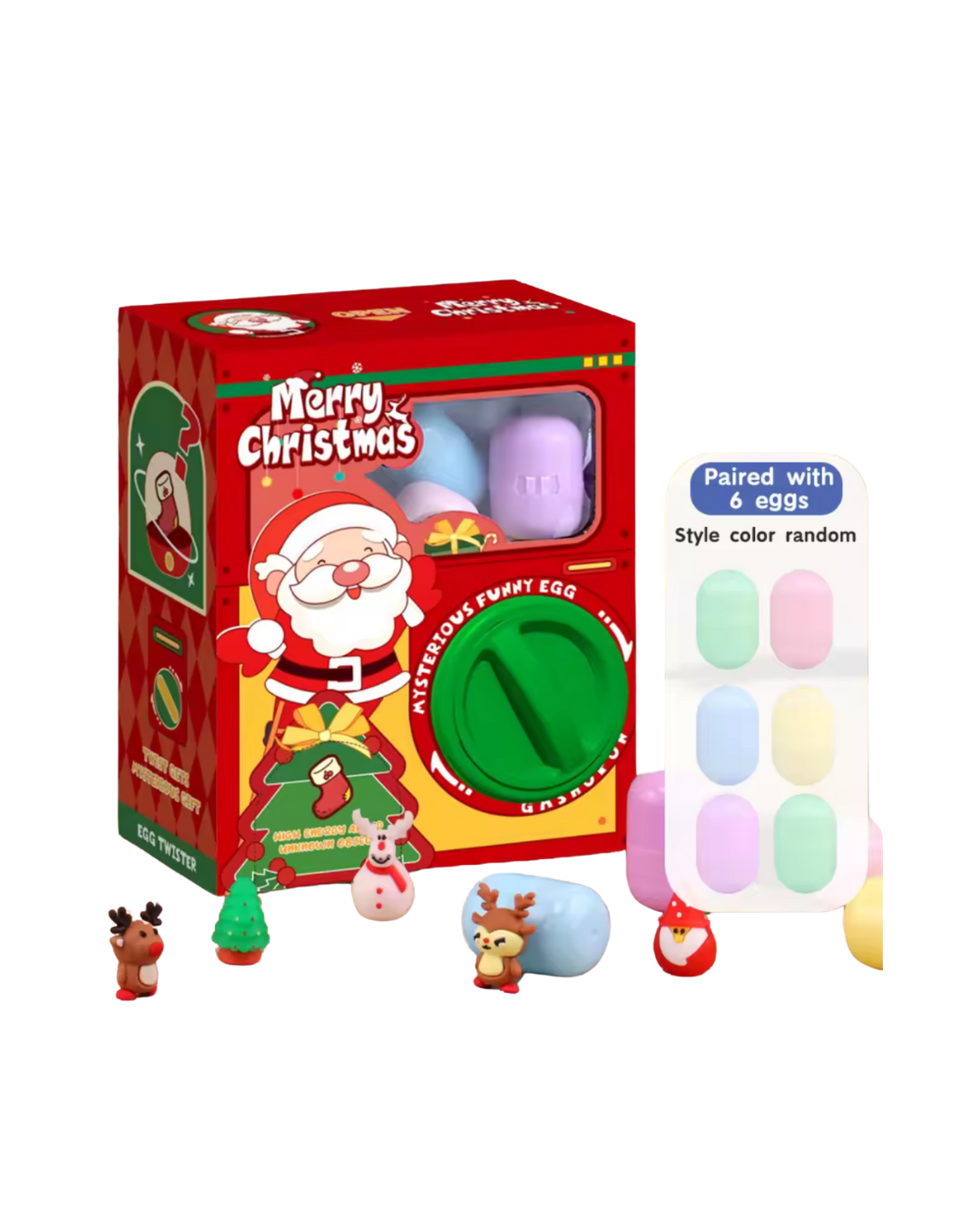 Christmas Claw Machine Toy Capsule Surprise F25-25