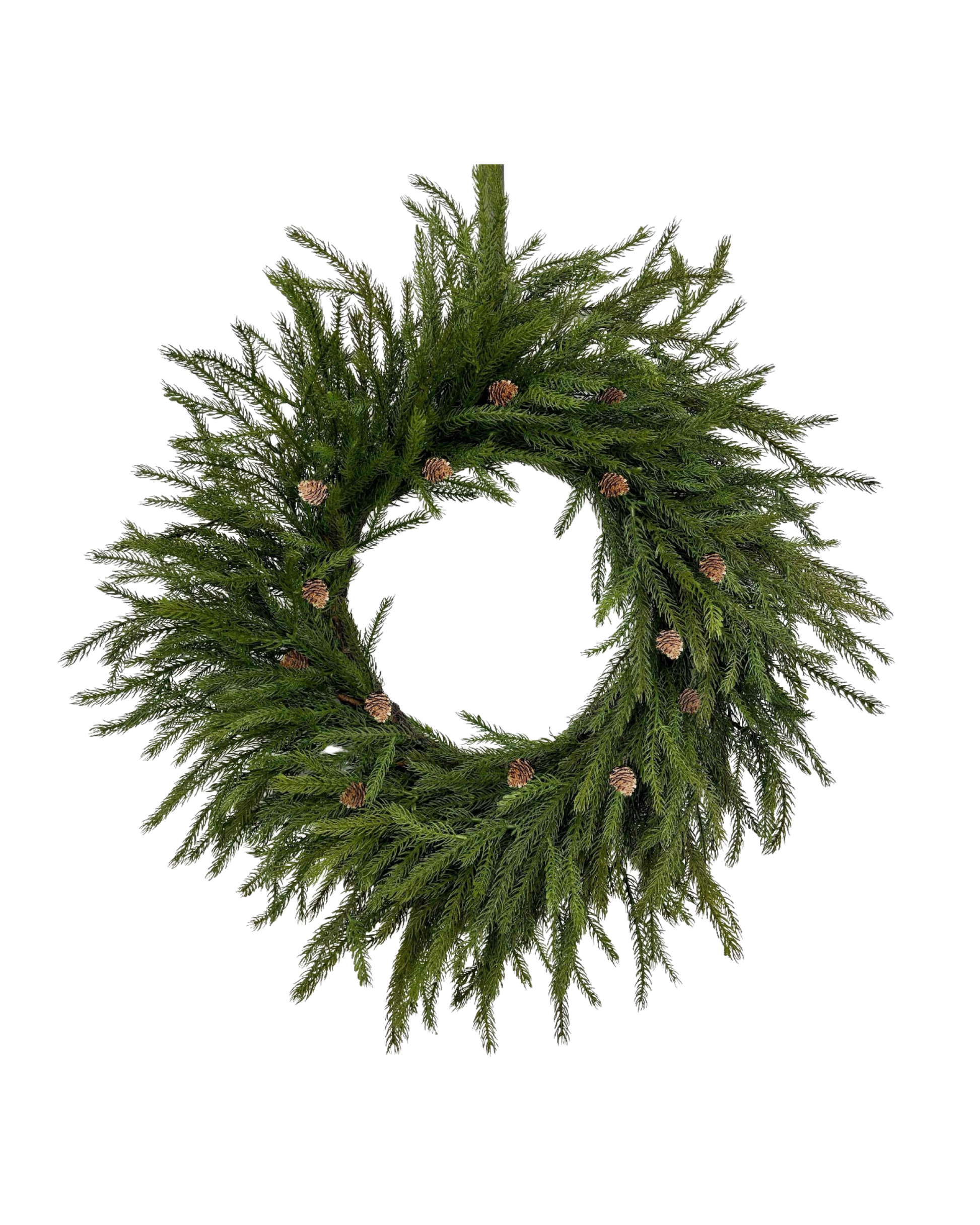 Pine And Pinecone Wreath
