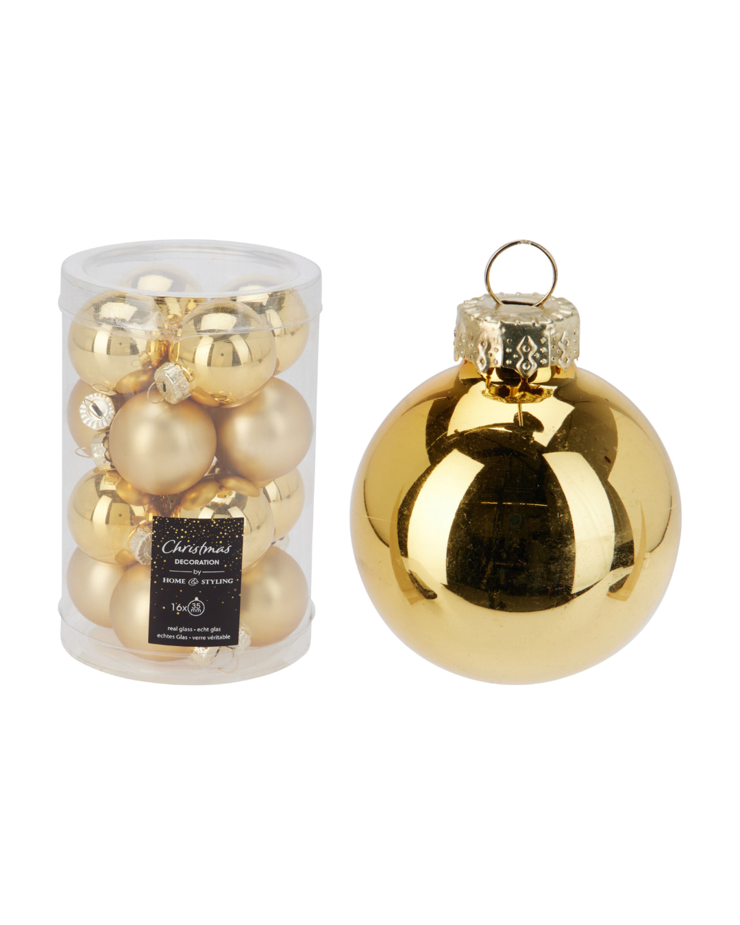 Bauble Glass Gold