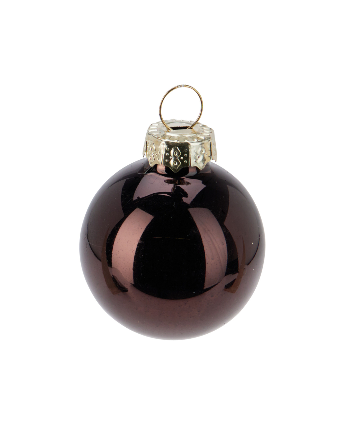 Bauble Glass Amber ARB102130