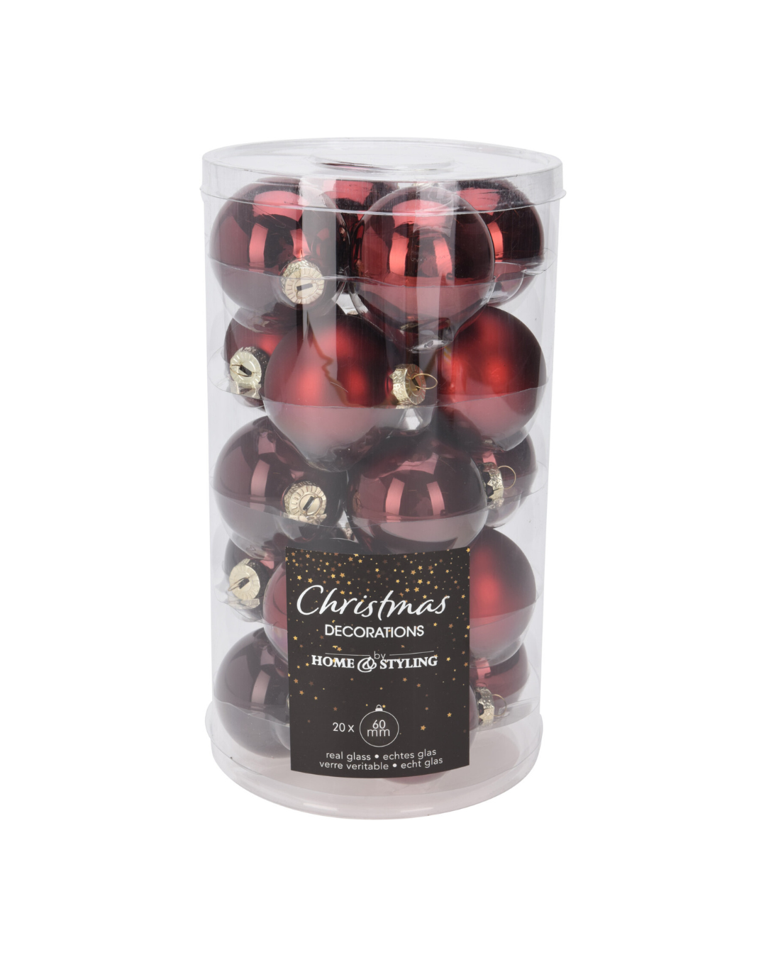 Bauble Glass Burgundy ARB104110